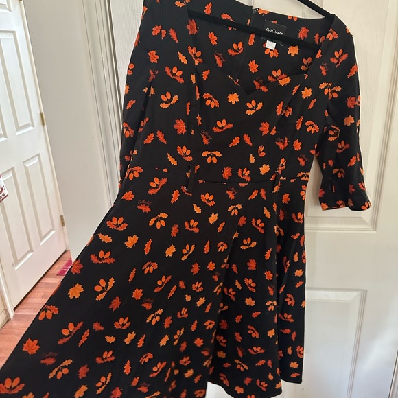 ELIANA COLLECTIF RETRO 50S ACORN PRINT SWING DRESS - Uk - Fall / Autumn theme - Picture 12 of 13